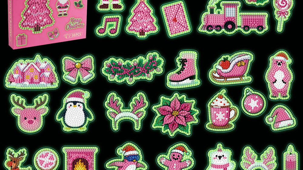 Cute & Easy Christmas Diamond Art for Beginners | Simple Santa & Holiday Designs – DYC