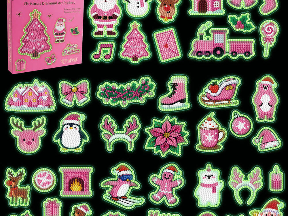 Cute & Easy Christmas Diamond Art for Beginners | Simple Santa & Holiday Designs – DYC