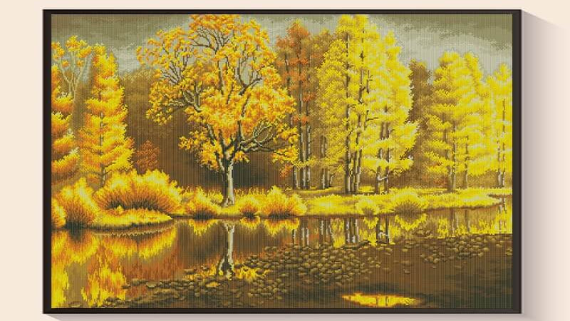 Large Landscape Diamond Painting Guide