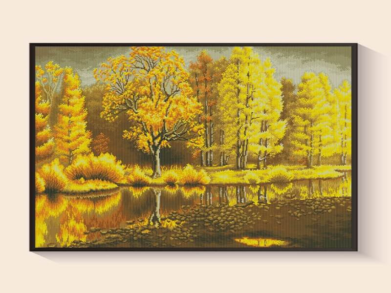 Large Landscape Diamond Painting Guide