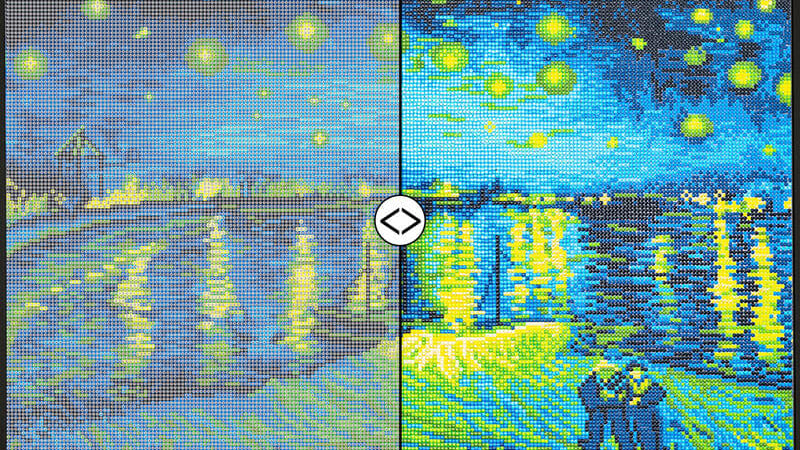 Starry Night Over the Rhône Diamond Painting Guide