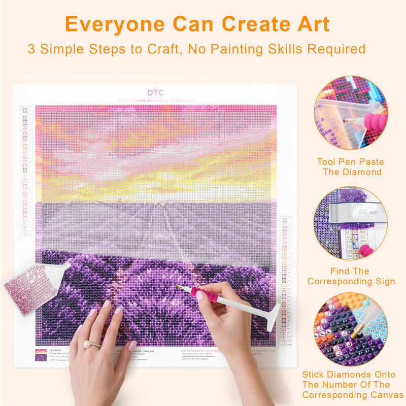Sunset Lavender Dreams