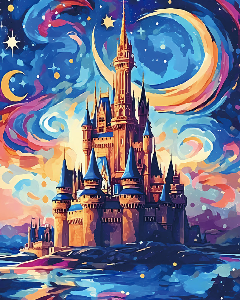 Starry Night Castle Dreams