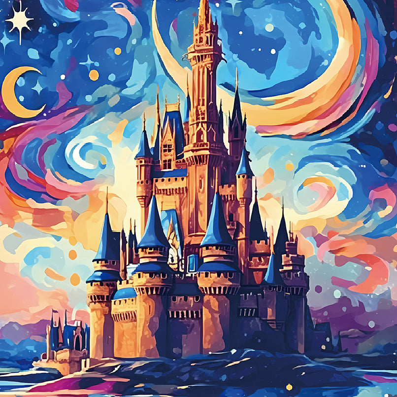 Starry Night Castle Dreams