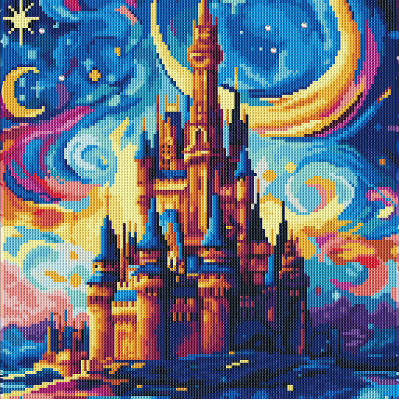 Starry Night Castle Dreams