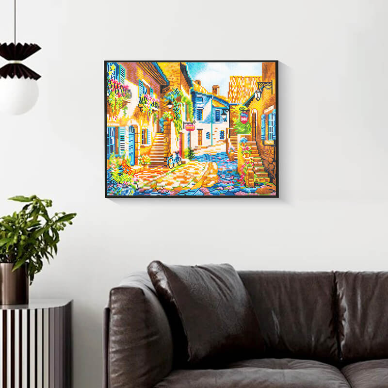 Afternoon Alley diamond painting wall décor for home – DYC