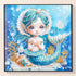 Finished Blue Fairy Tale mermaid diamond painting kit result – DYC