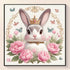 Rabbit and flower reference artwork for bunny diamond painting – DYC