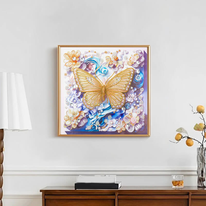 Butterfly diamond painting wall decoration – DYC