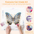 DIY steps for butterfly fantasy diamond art kit – DYC