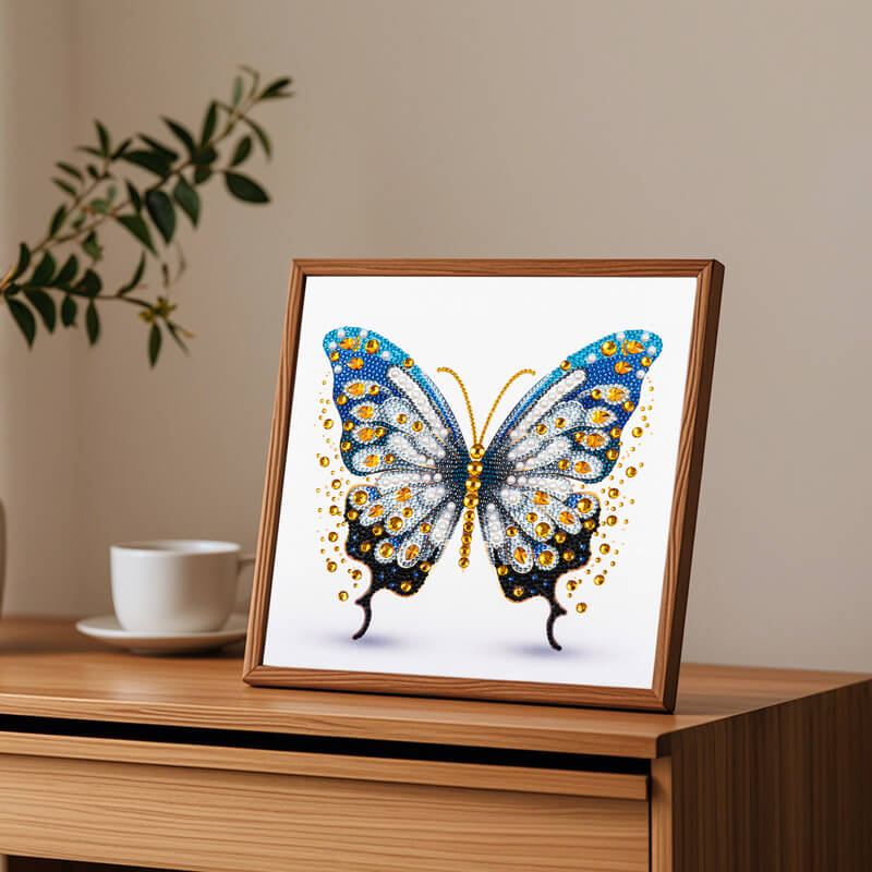 Butterfly diamond painting wall décor for bedroom or living room – DYC