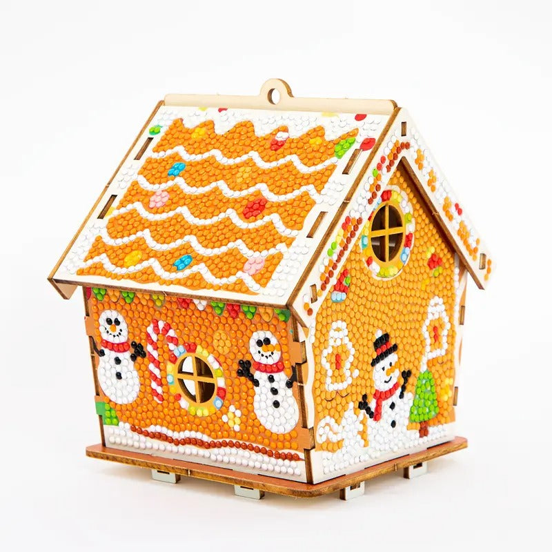 Diamond painting Christmas gingerbread house - DYC