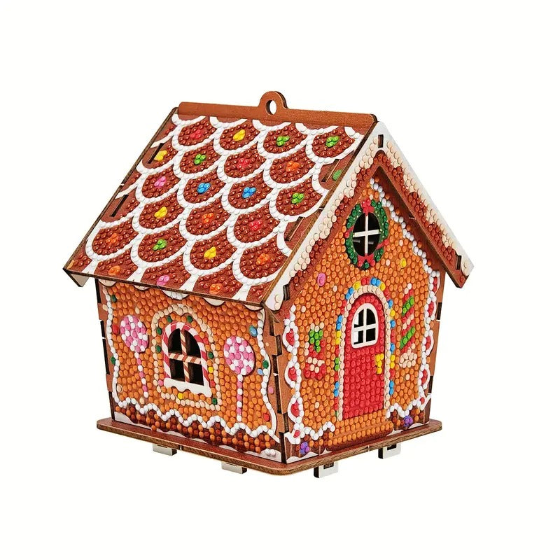 Diamond painting Christmas gingerbread house - DYC
