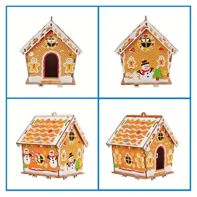 Diamond painting Christmas gingerbread house - DYC