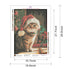 Size guide for Christmas Tabby cat diamond painting kit