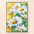 Daisy diamond painting kit white flowers diamond art DYC