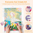 Dalmatian dog diamond art kit craft step by step process DYC