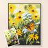 Dancing butterfly diamond painting kit – Nature floral art by DYC