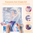 Step-by-step drilling process for The Daughter of the Sea diamond painting – DYC