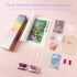 Diamond painting kit with tools and accessories – winter snowlit path cottage design