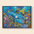 Before and after comparison – Dolphin Diamond Painting Kit Ocean Harmony | DYC