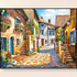 Finished Afternoon Alley diamond painting artwork – DYC
