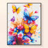 Finished Butterflies Fly butterfly diamond painting displayed on wall