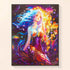 Finished Mystic Mermaid diamond painting displayed on wall décor