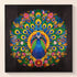 Finished Open Screen Peacock diamond painting – DYC