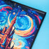 Finished Starry Night Castle Dreams diamond painting kit result – DYC