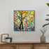 Finished Tree of Life diamond art painting displayed as wall décor