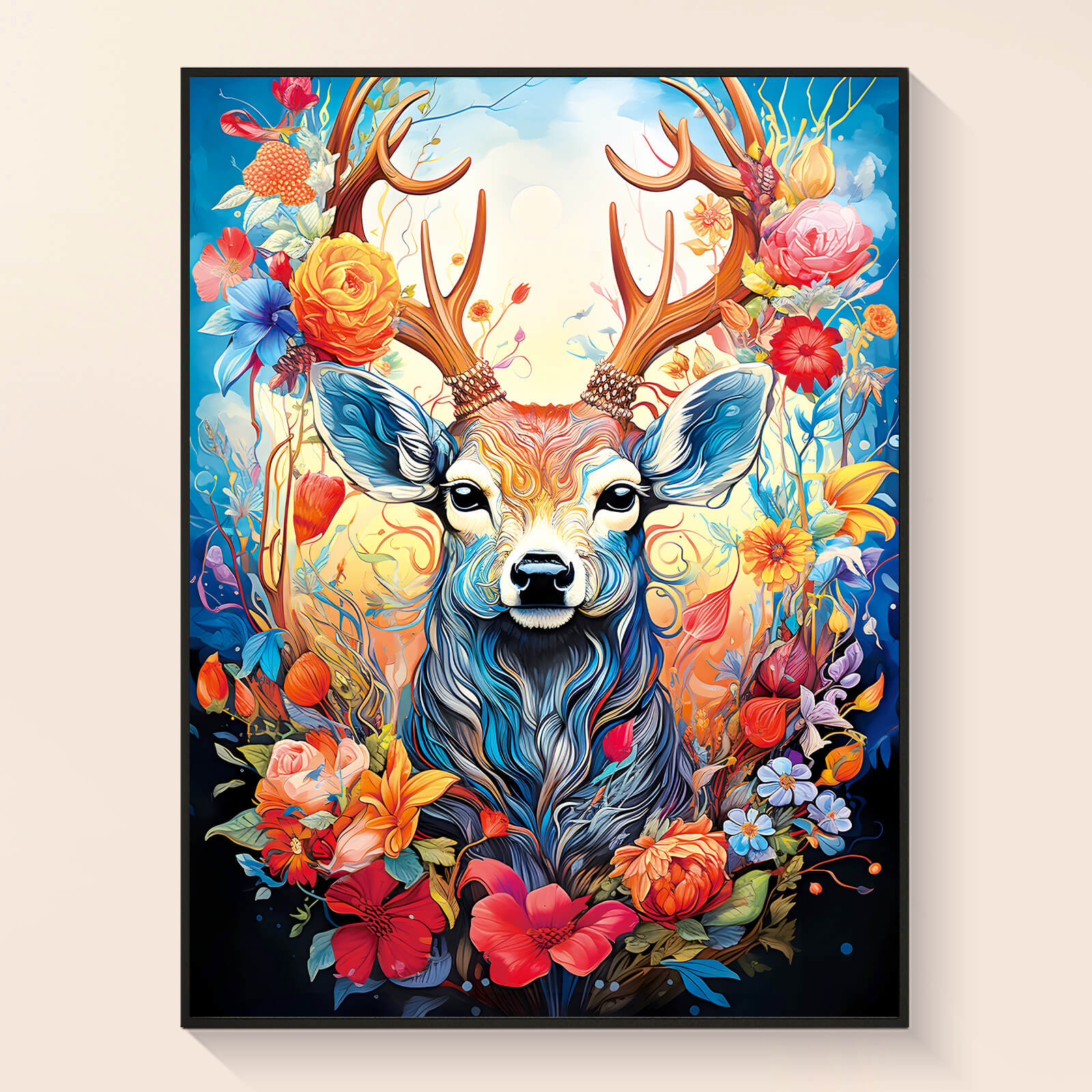 Original reference photo for Forest deer spirit diamond painting – DYC