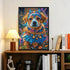 Forever Companion dog diamond painting in home décor setting – DYC