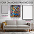Diamond painting size guide – small to large Forever Companion dog kit