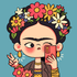 Frida’s Selfie diamond painting kit – DIY art by DYC
