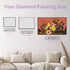 Size chart of fruit basket diamond painting harvest still life scene