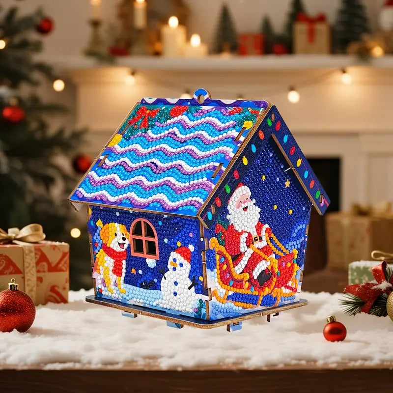 Diamond painting Gingerbread House Christmas Decorations - DYC