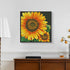 Finished Golden Pair of Sunflowers Diamond Art Kit – Sunflower floral wall art | DYC