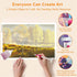 Step-by-step DIY process – Golden Reflection Autumn Landscape Diamond Painting Kit | DYC