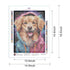 Golden Retriever dog diamond painting size options guide DYC
