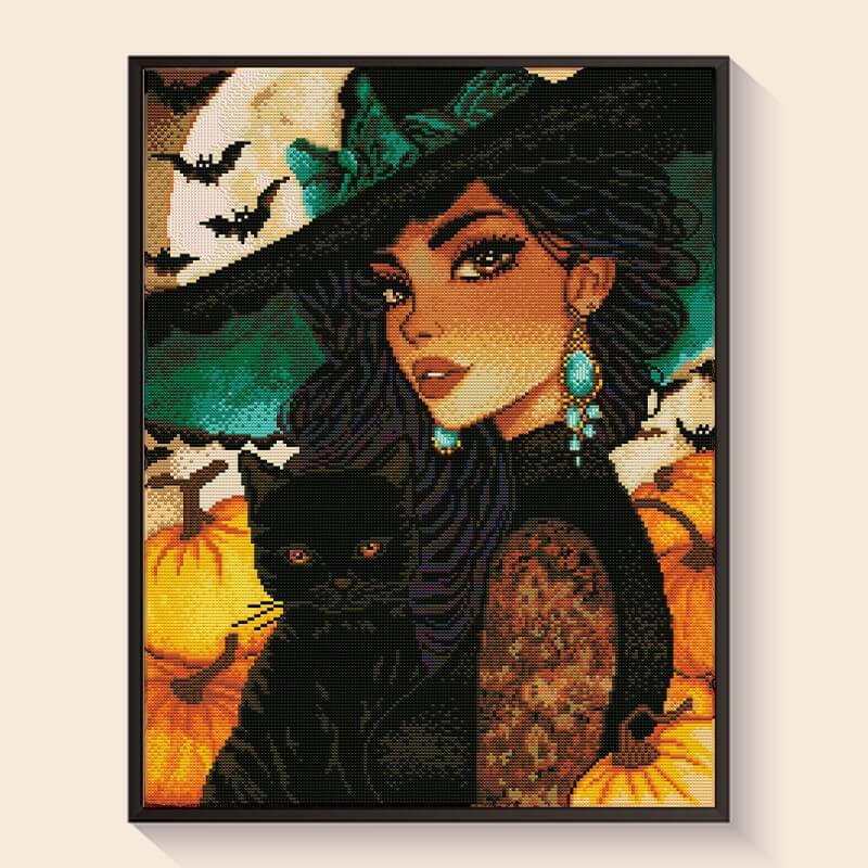 Original reference photo for Halloween custom diamond painting