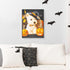 Finished Halloween puppy diamond painting kit result – DYC