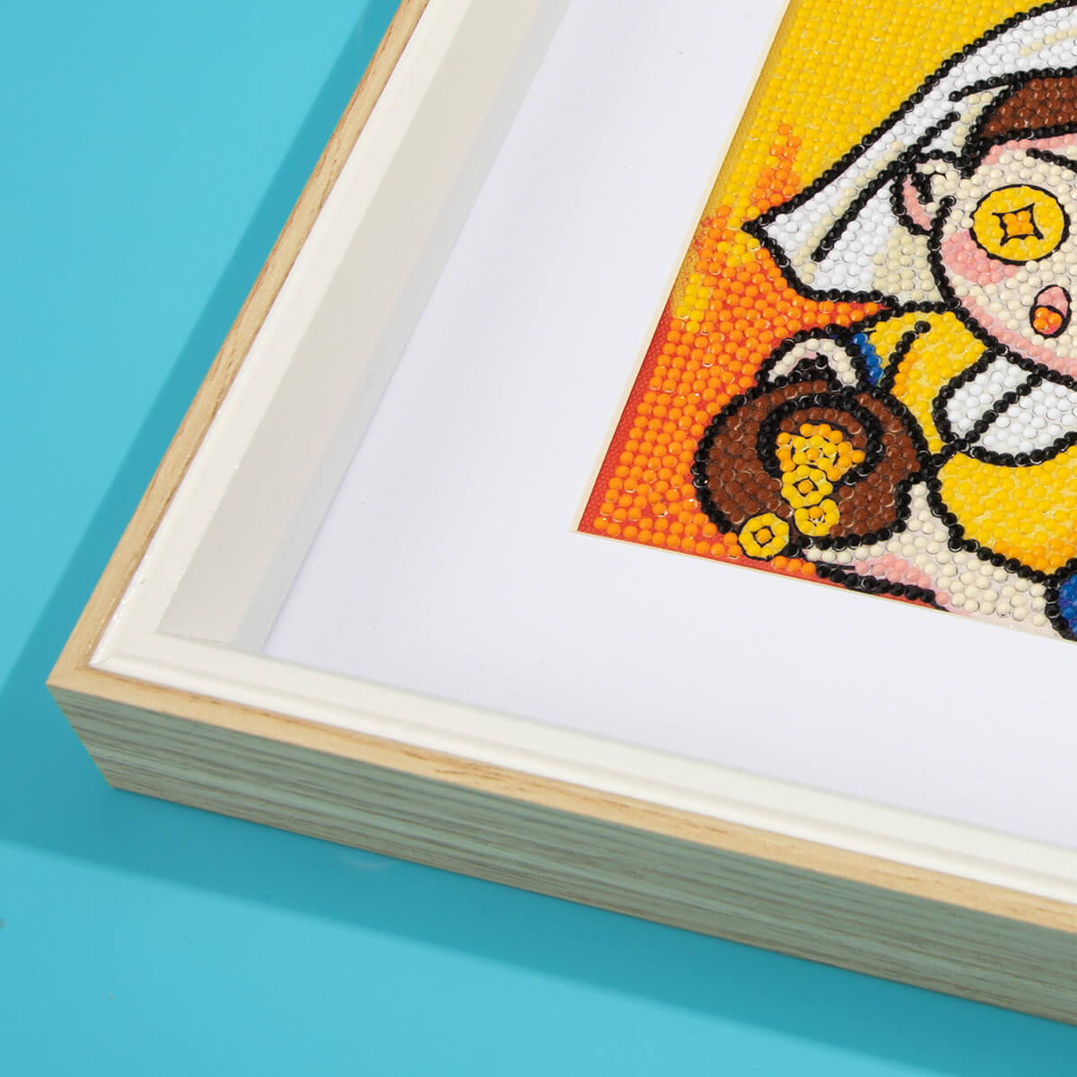 Finished Happy Little Rich Woman diamond painting kit result – DYC