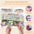 DIY process – Holiday Flower Market Diamond Painting Kit with puppies and flowers | DYC