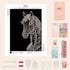 Complete pearl painting kit – Horse with tools by DYC