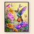 Finished Hummingbird diamond painting kit result – DYC