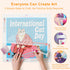 Step-by-step drilling process for International Cat Day cat diamond painting – DYC
