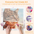 Step-by-step drilling process for Loving cat diamond painting – DYC