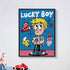 Lucky Boy diamond dots kit as kids room wall décor – DYC