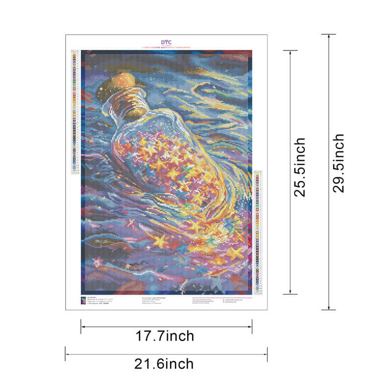 Lucky Drifting Bottle Diamond Painting Kit – Starry Fantasy Art | DYC